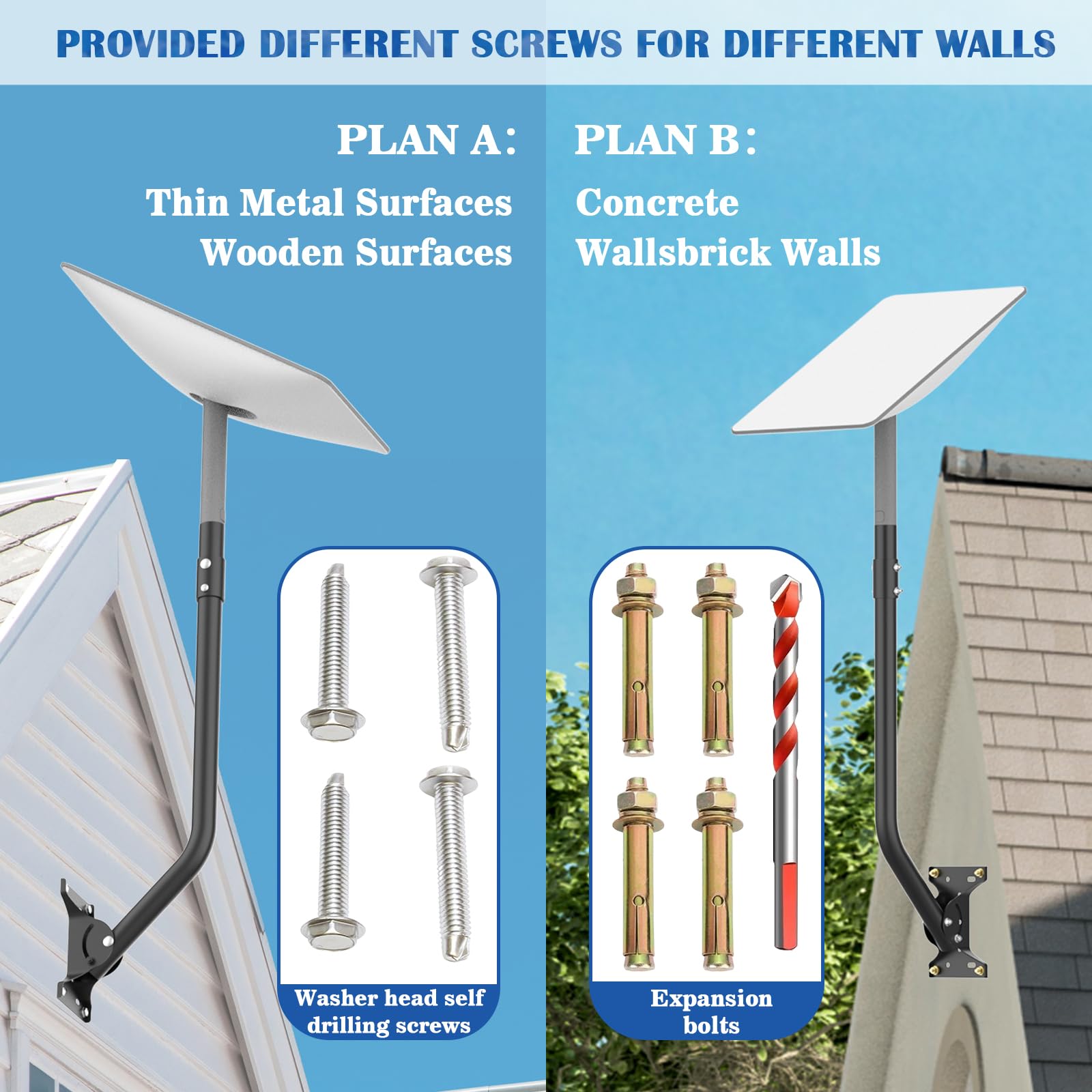 Starlink Montageset - Verstellbare Wandhalterung Für Starlink V2