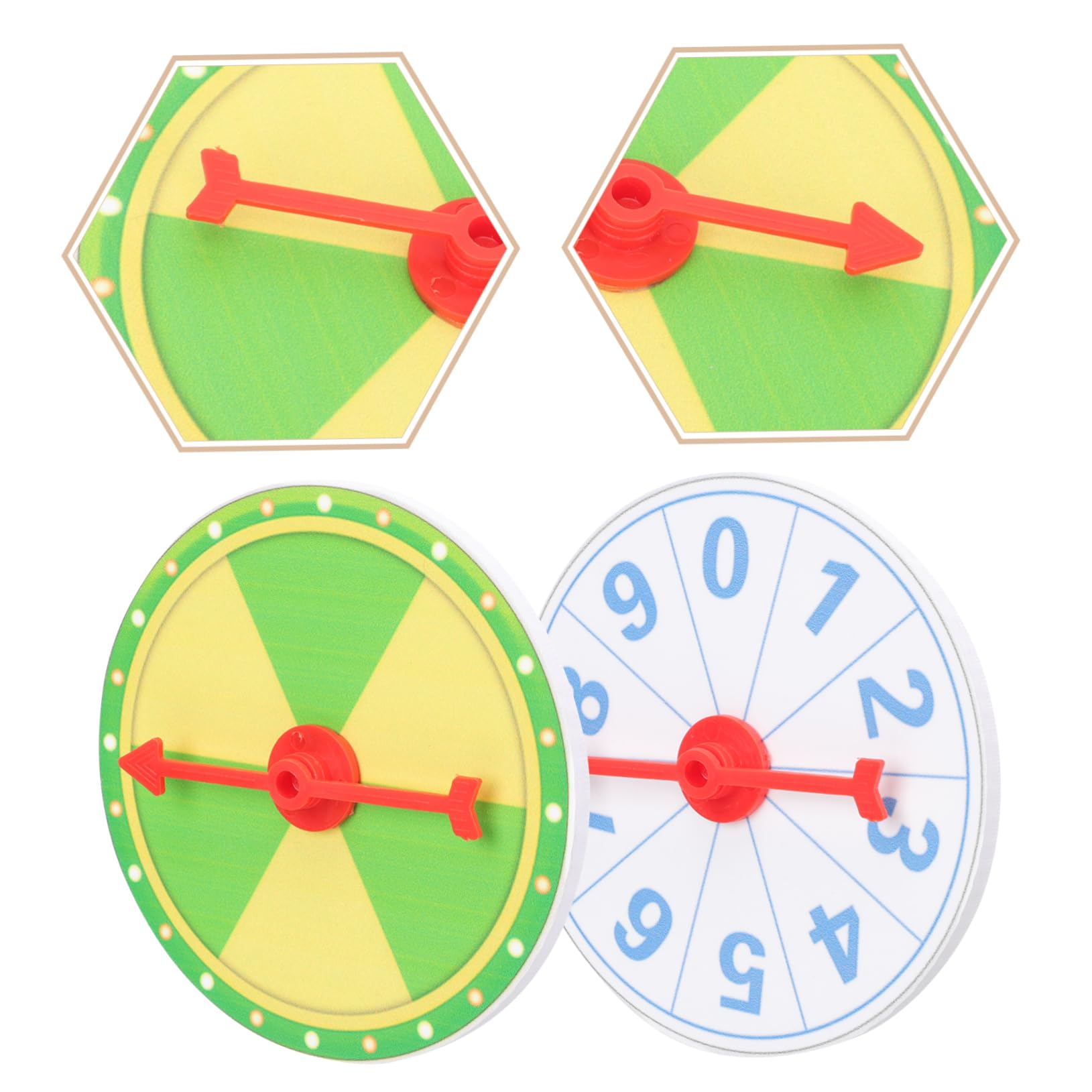 HOLIDYOYO Game Turntable Roulette Wheel Set 10cm Party Supplies for Events Meetings More