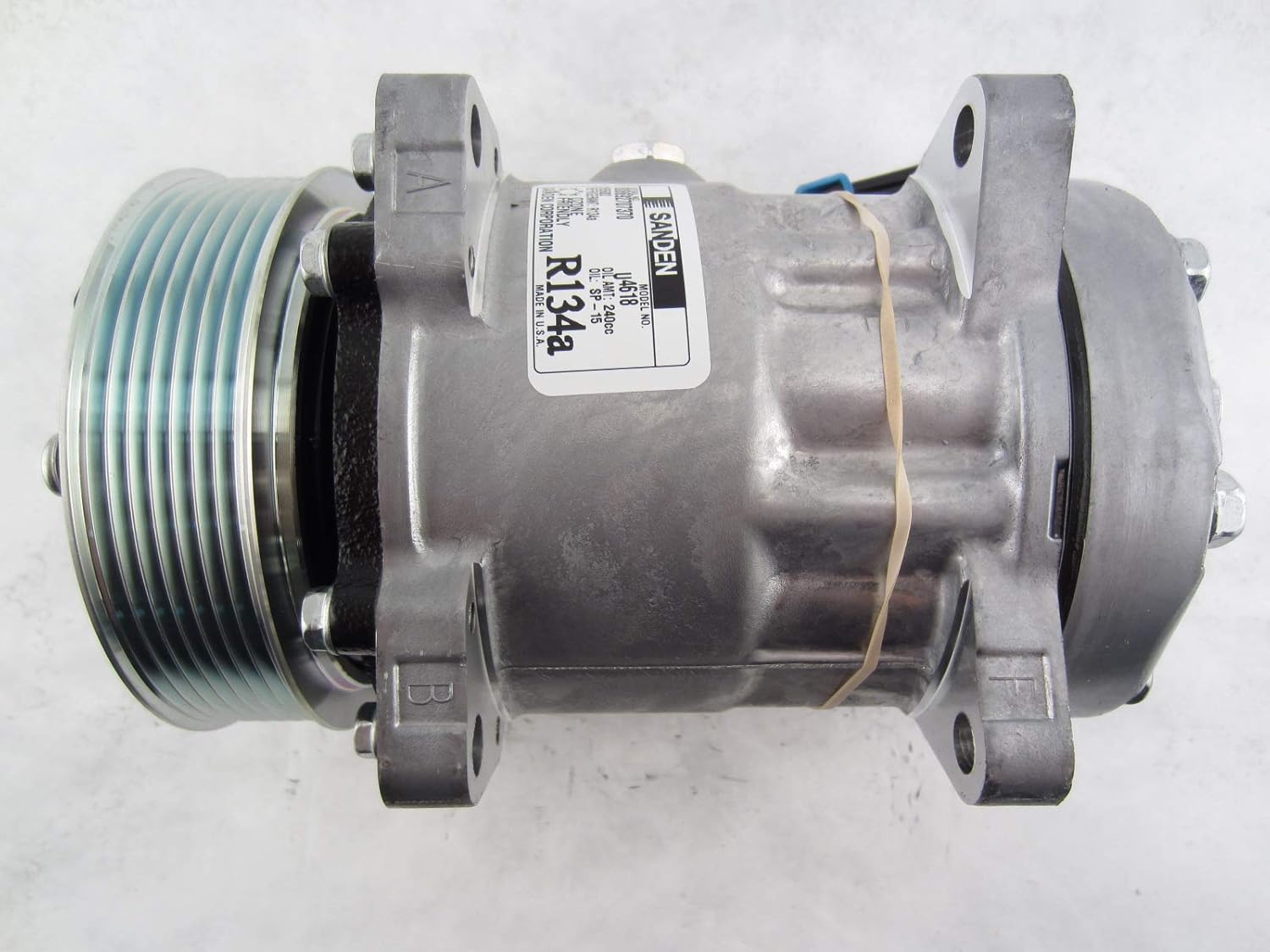 A/C Compressor OEM Sanden SD7H15 for Chevrolet/GMC/Isuzu/Mack/Volvo QR