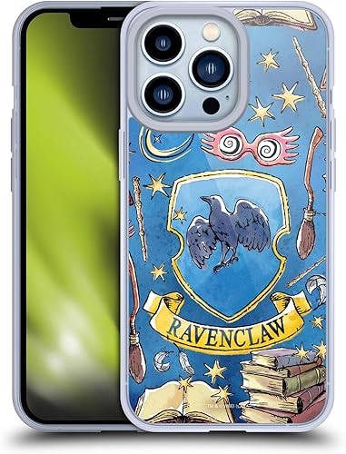 Vista 42 de Head Case Designs Funda de gel suave con licencia oficial de Harry Potter Slytherin, diseño de Reliquias de la Muerte XIII compatible con Apple