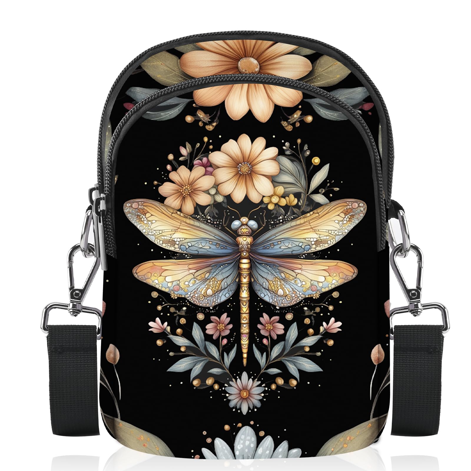 FyLybois Crossbody Purse for Women Cell Phone Bag Casual Shoulder Bags Wallet with Adjustable Strap for Travel