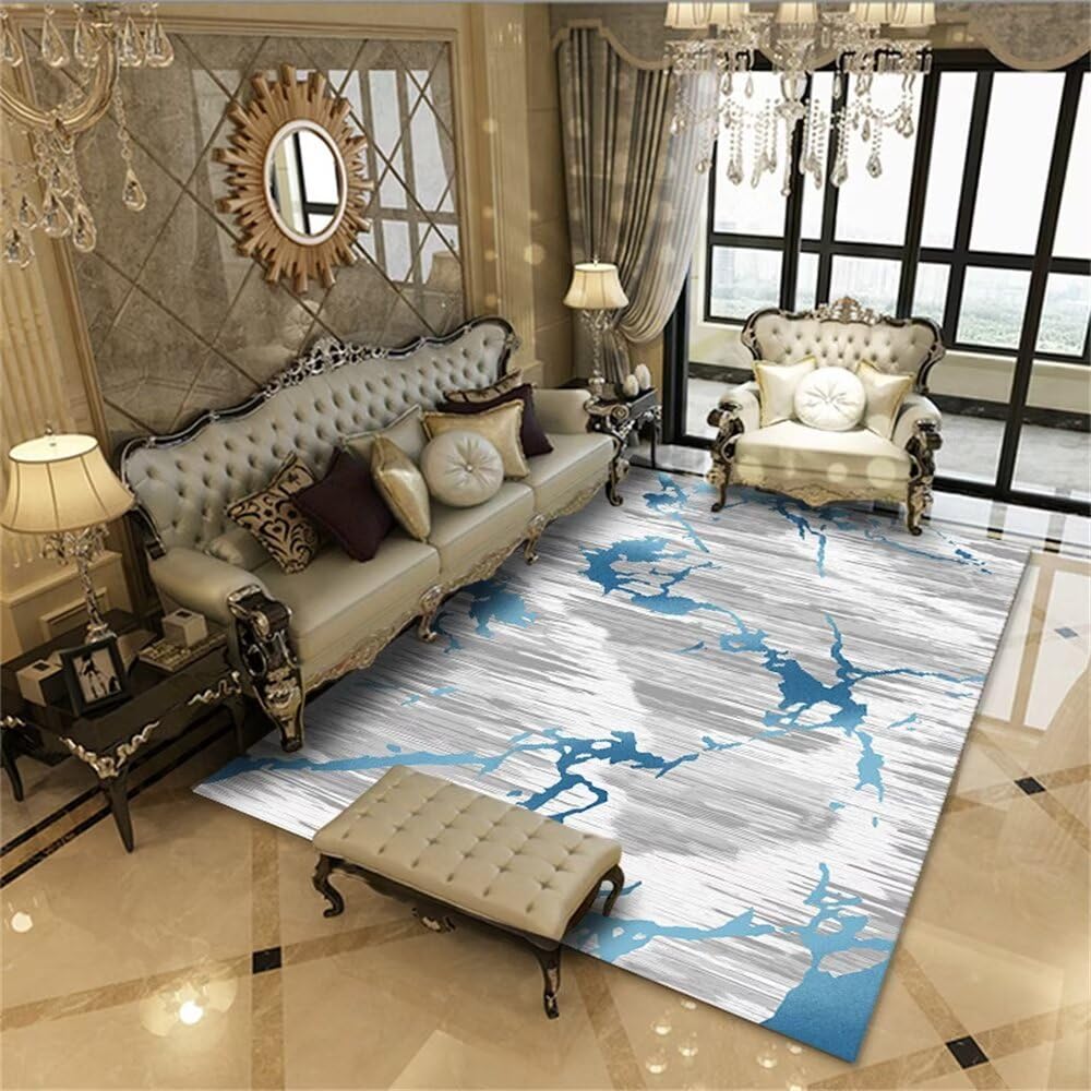 Chambre ado garçon tapis chien art design moderne minimaliste rectangle