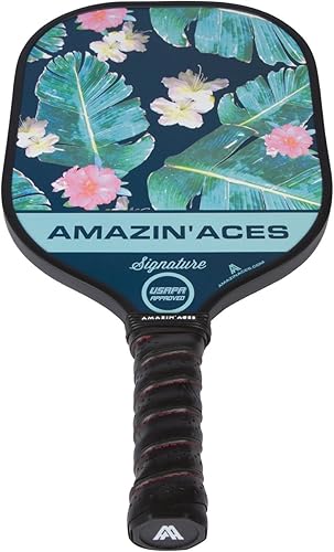 Miniatura 7 de Amazin' Aces Signature Pickleball Single Paddle - 1 USAPA-Approved Pickleball Racket with Graphite Face & Polymer Honeycomb Core, 1 Paddle Cover & 1