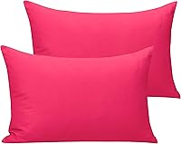 Vista 17 de NTBAY Juego de 2 fundas de almohada con cremallera para niños pequeños, fundas de almohada de microfibra cepillada 100% de 13x18 pulgadas, súper