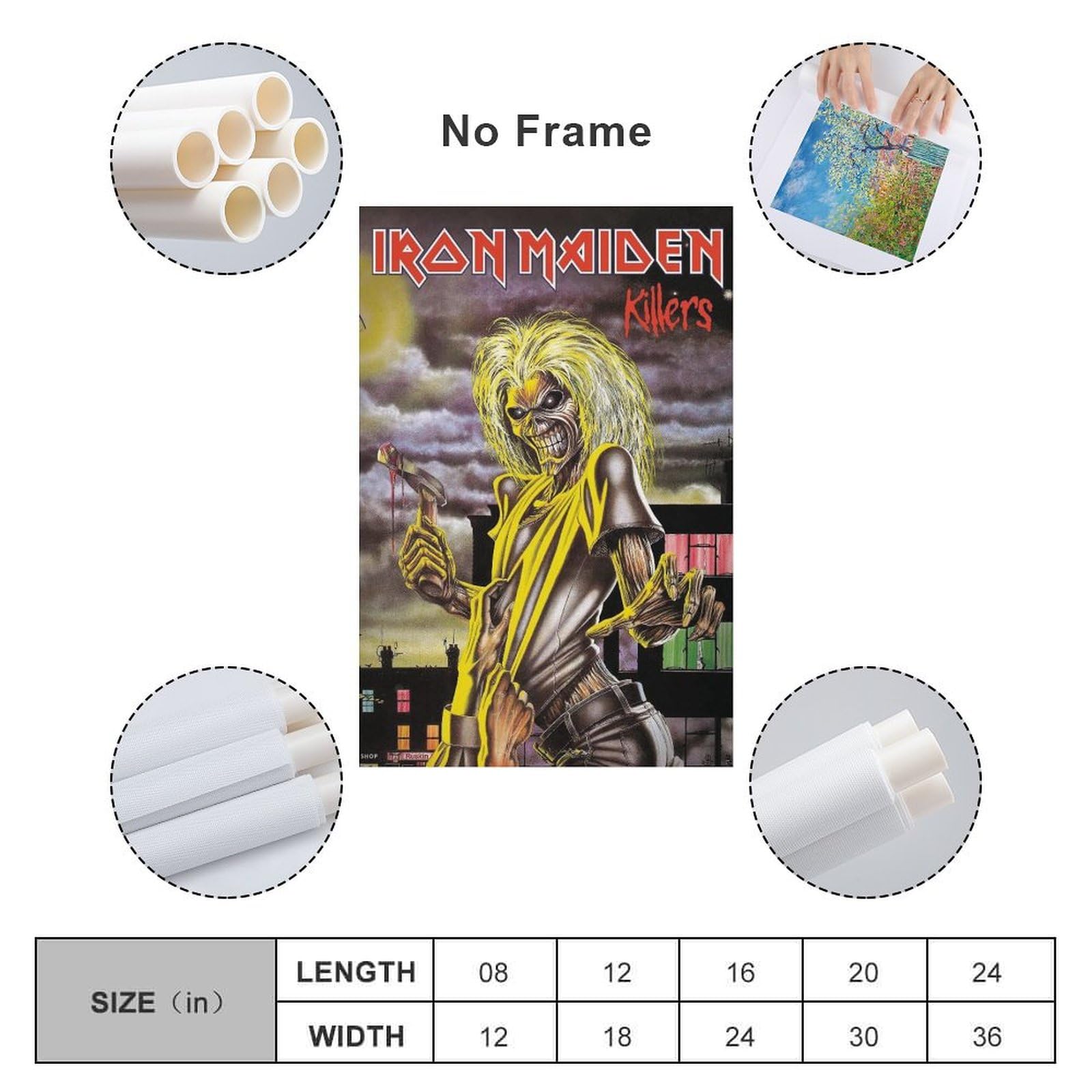 Amazon.co.jp: Iron Maiden ポスター(Killers - Album Cover) (Eddie 