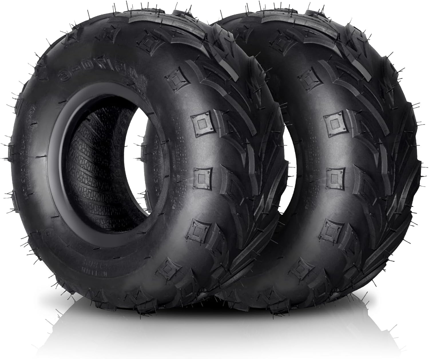 2 PCS 145/70-6 ATV UTV Tires 145×70-6 Sport All Terrain Go-Kart Tires Tubeless 145x70x6 4PR Load Range B Pack of 2 2 PCS 145/70-6 ATV UTV Tires 145×70-6 Sport All Terrain Go-Kart Tires Tubeless 145x70x6 4PR Load Range B Pack of 2