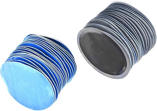 Miniatura 6 de 80 unidscaja de 2.283 in coche redondo caucho natural neumático reparación pinchazo frío parches tubeless kit de reparación de pinchazos herramienta