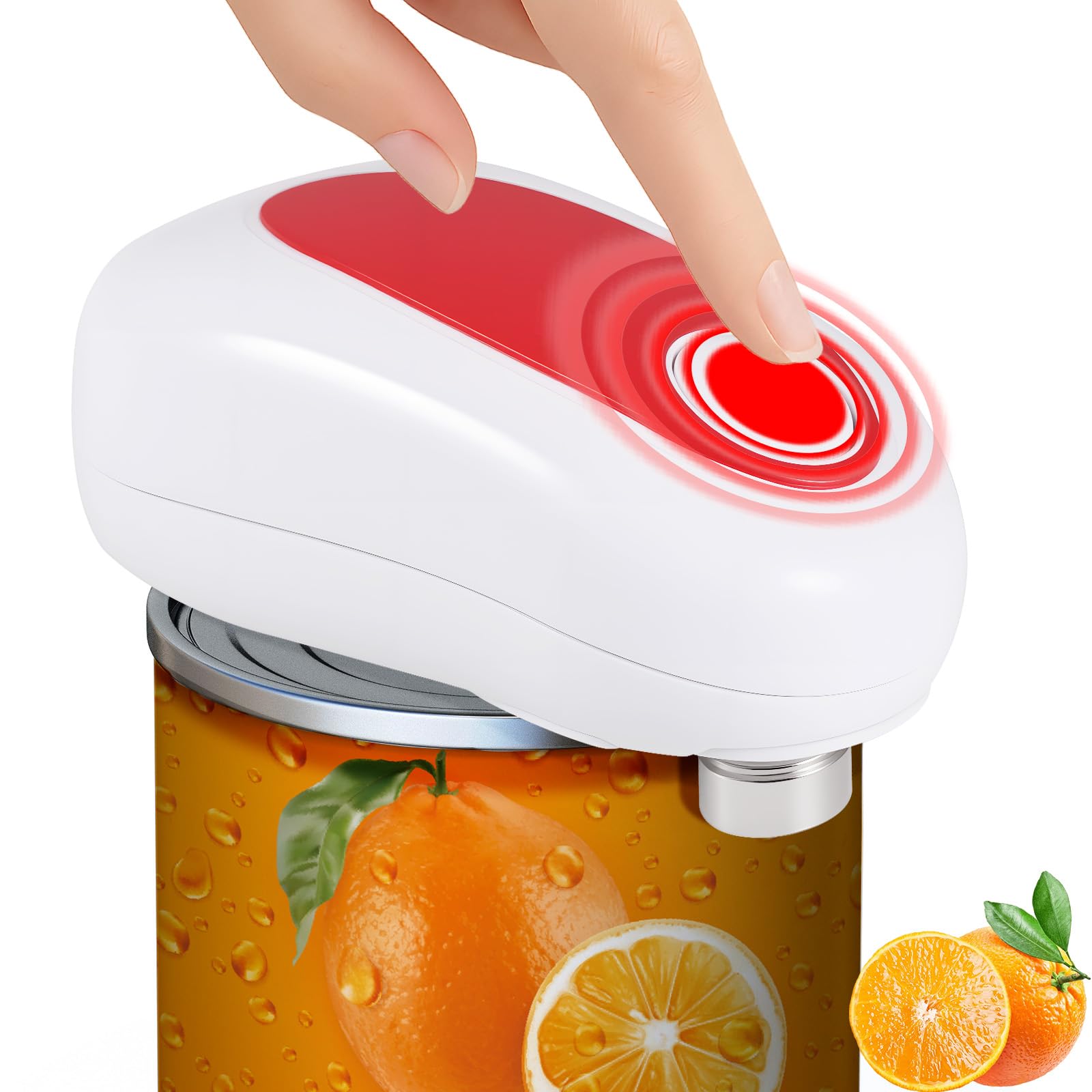Starvortex Apriscatole Elettrico, Funzionamento Automatico Con Un Solo Tocco, Gadget da Cucina Compatto e Portatile, Bordo Liscio, A batteria, A mani libere, per Artriti e Persone con Mani Deboli