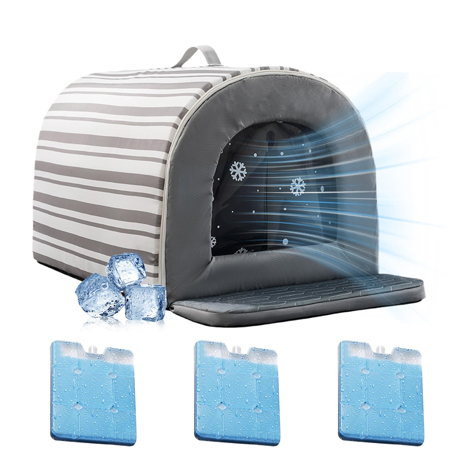 Niche rafraîchissante pour chien idéale pour le camping le voyage et les sorties outdoor