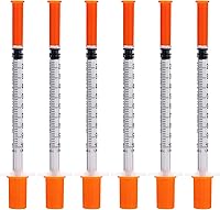 Vista 7 de Knixxo 0.3 fl oz con jeringa de calibre 30 de 1/2 pulgada, sellada individualmente (paquete de 100) (kx-22), 0.0 fl oz