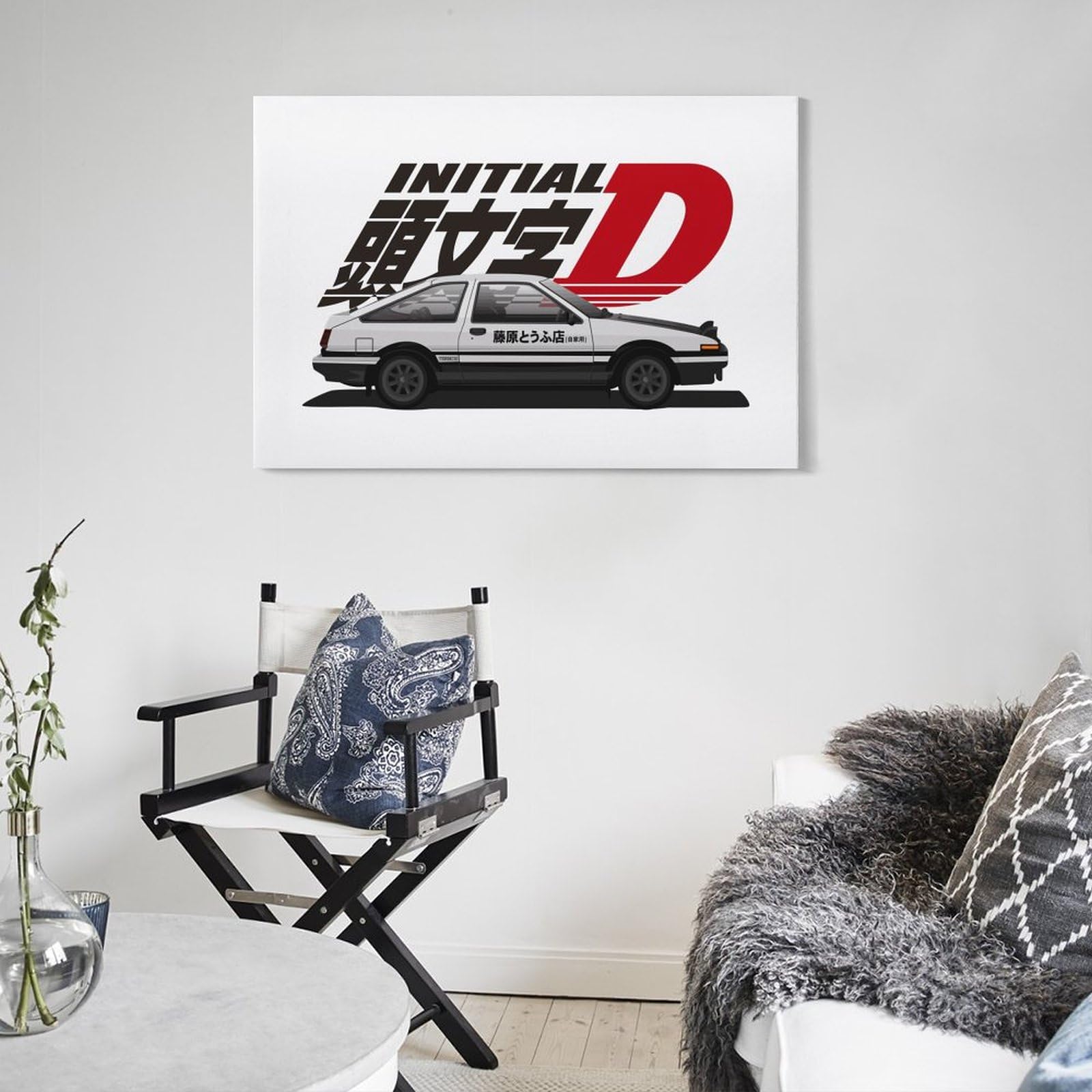 Amazon.co.jp: 頭文字d イニシャル D Ae86 ポスター アートパネル 装飾 