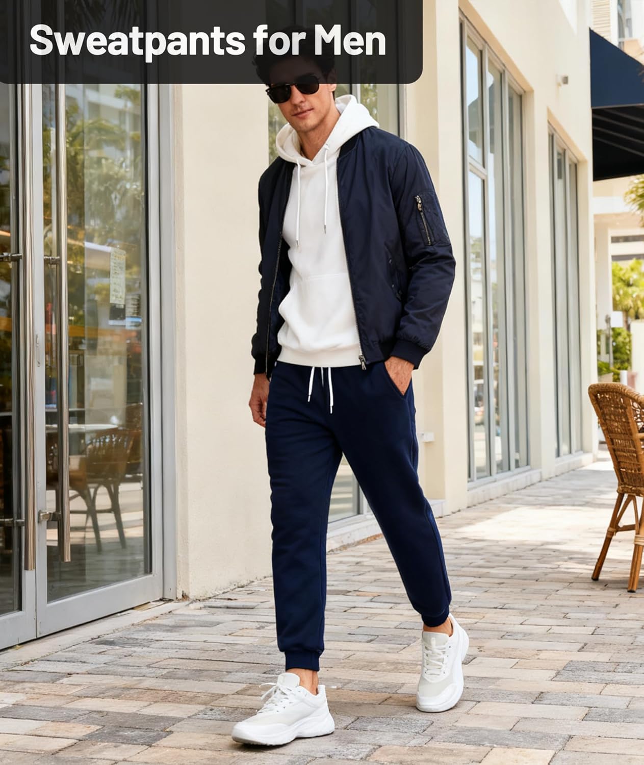 Little Beauty Men's Fleece Joggers with Pockets Warm Winter Sweatpants Workout Running Athletic Pants - Image 6