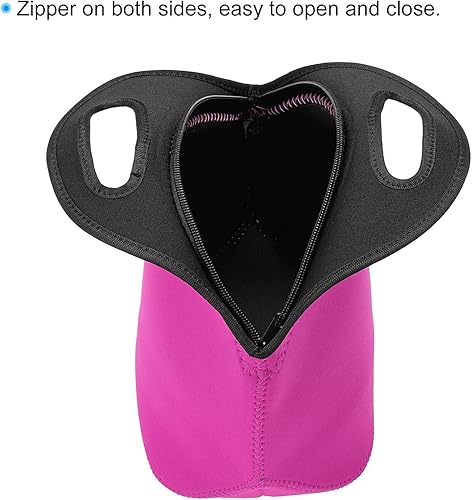 Miniatura 3 de PATIKIL Bolsas de almuerzo de neopreno, paquete de 2 bolsas de almuerzo aisladas de 12 x 6 x 12 pulgadas, bolsas Bento reutilizables, bolsa térmica