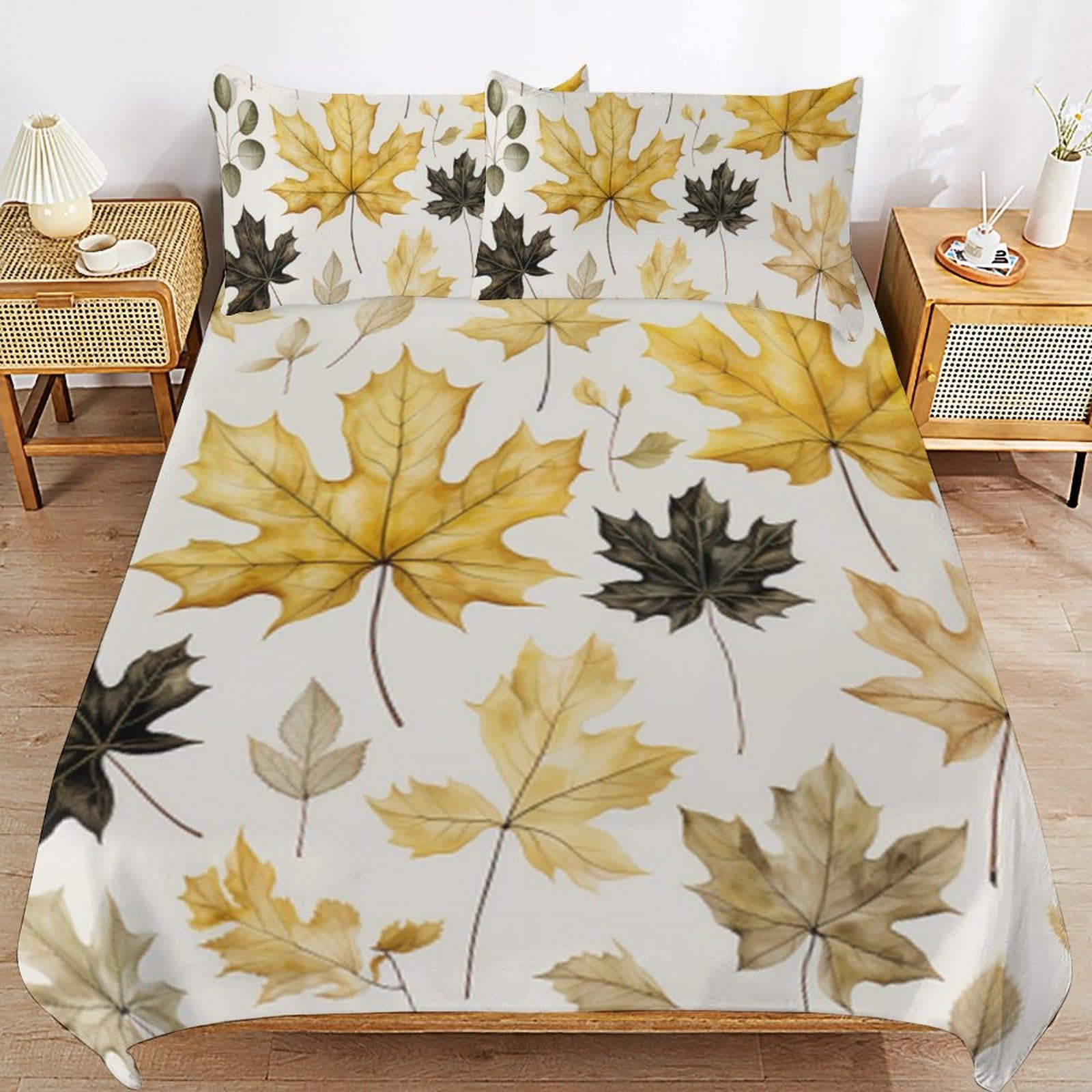 Parure de lit microfibre douce avec fermeture éclair et housse de couette fille