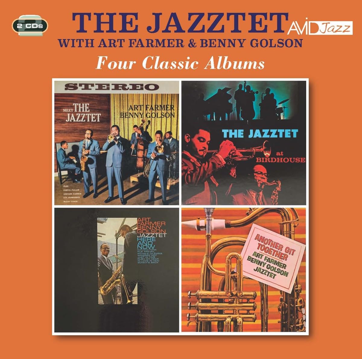The Art Farmer & Benny Golson Jazztet - Four Classic Albums 2CD Album