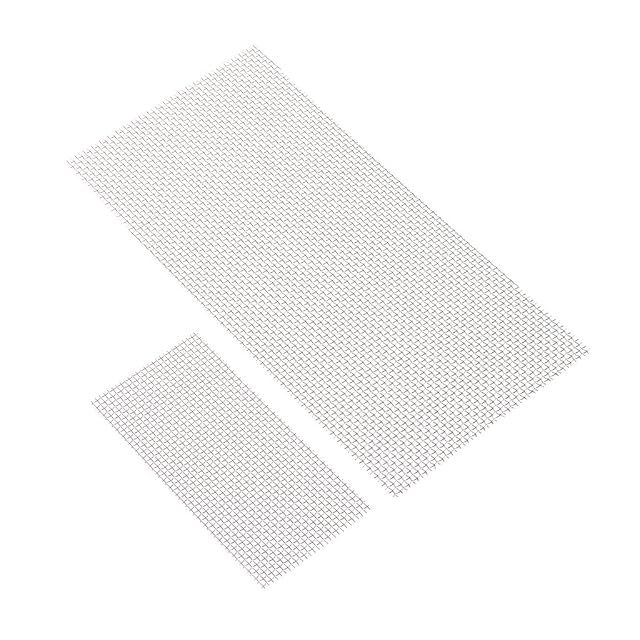 Foto 7 de 7 de YIGZYCN Alambre tejido de acero inoxidable, 12 piezas de malla de metal, ideal para peces de acuario