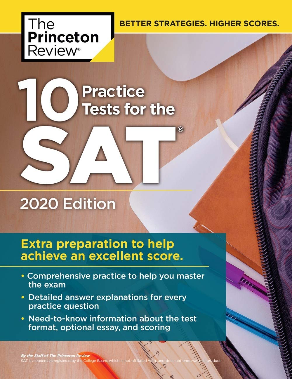 Random House USA Inc 10 Practice Tests for the SAT, 2020 Edition