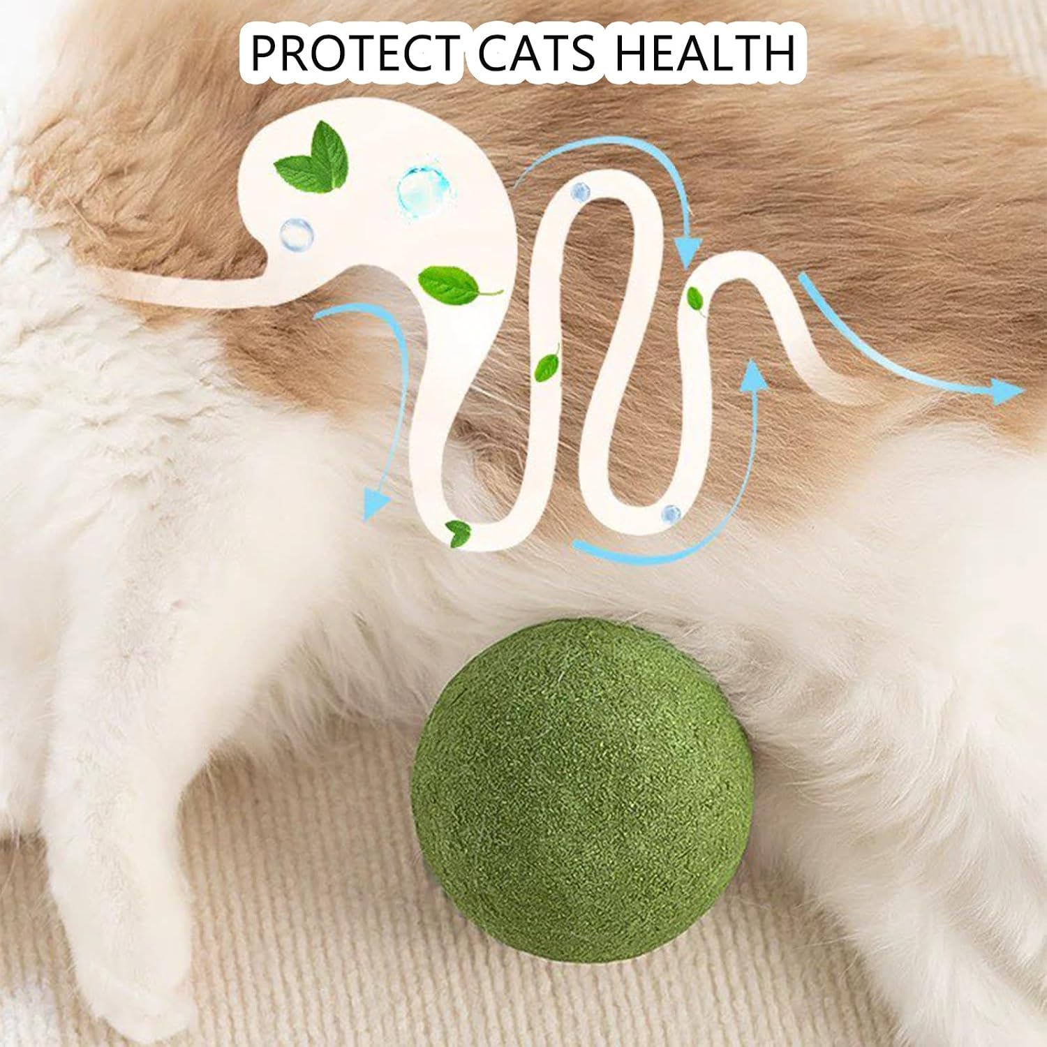Catnip Balls for Cats - 2 inches Diameter Catnip Ball, Interactive Cat Toy for Indoor Cats, Cat Nip Licking Balls image 5