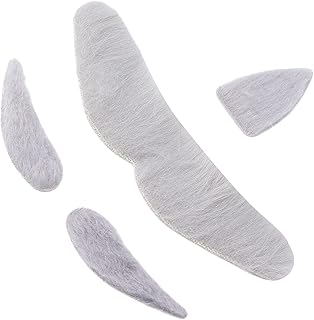 Sobrancelha de bigode de fantasia, bigode falso fácil de instalar para apresentação em festival de carnaval de KTV para atividades de jogo para aniversário de vestir