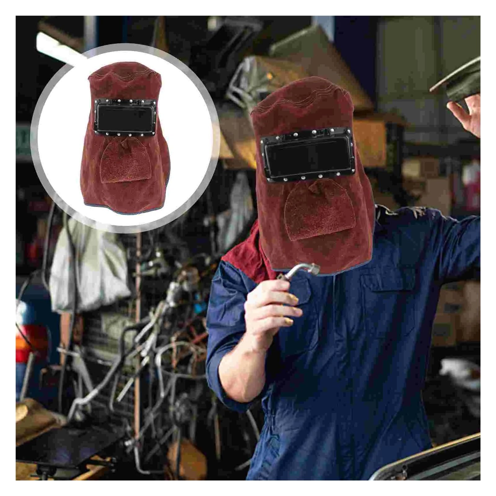 Schweißen, automatische Verdunkelung, Filter, Linse, Schweißerhaube, Schweißen, atmungsaktive Maske, gelbe Kopfhaube, Schleifen