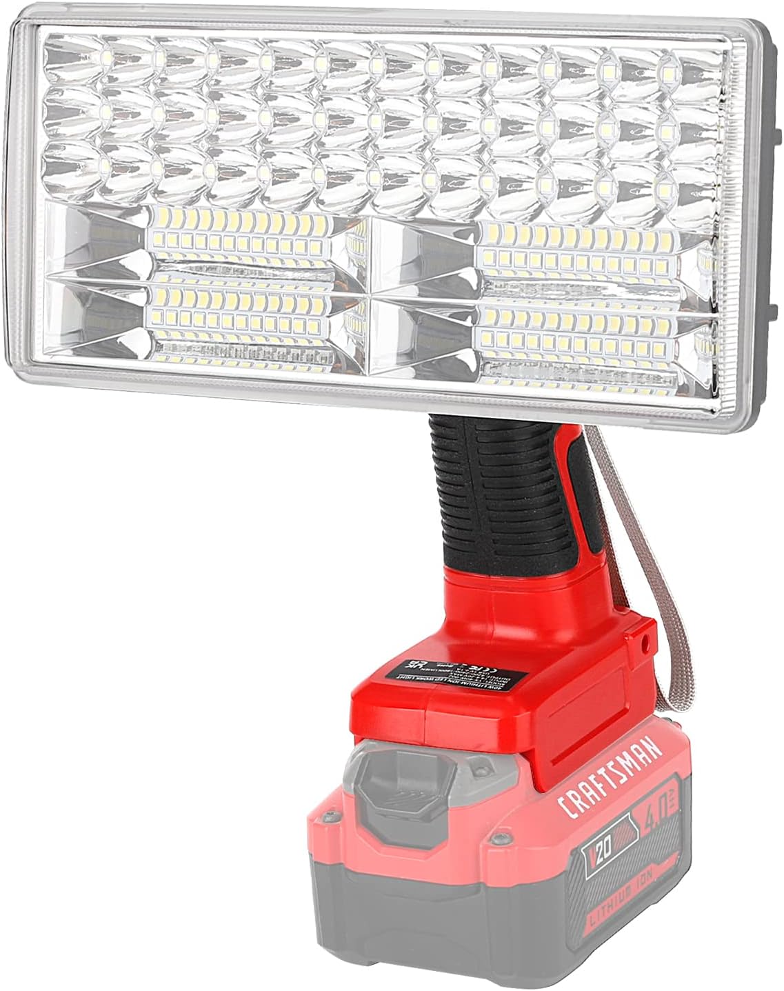 Taingwei 4200LM LED Work Light for Craftsman V20 Battery,40W Portable
