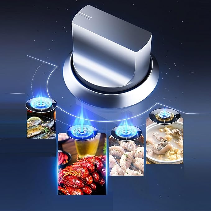 Estufa de Gas 1 Quemador 5.2KW Acero Inoxidable Protección de Apagado miniatura 5