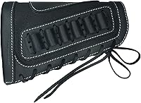 Vista 3 de Fundas de Rifle de Cuero de Vaca con Portacartuchos para Culata de Rifles 30-06,.308,.223, 45-70 .410