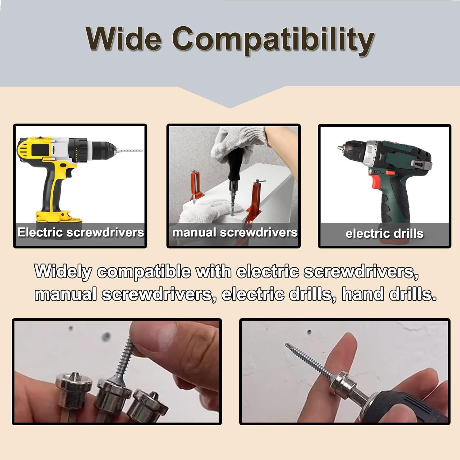 Buy 5PCS Positioning Screwdriver Bits, 1/4 inch Woodworking