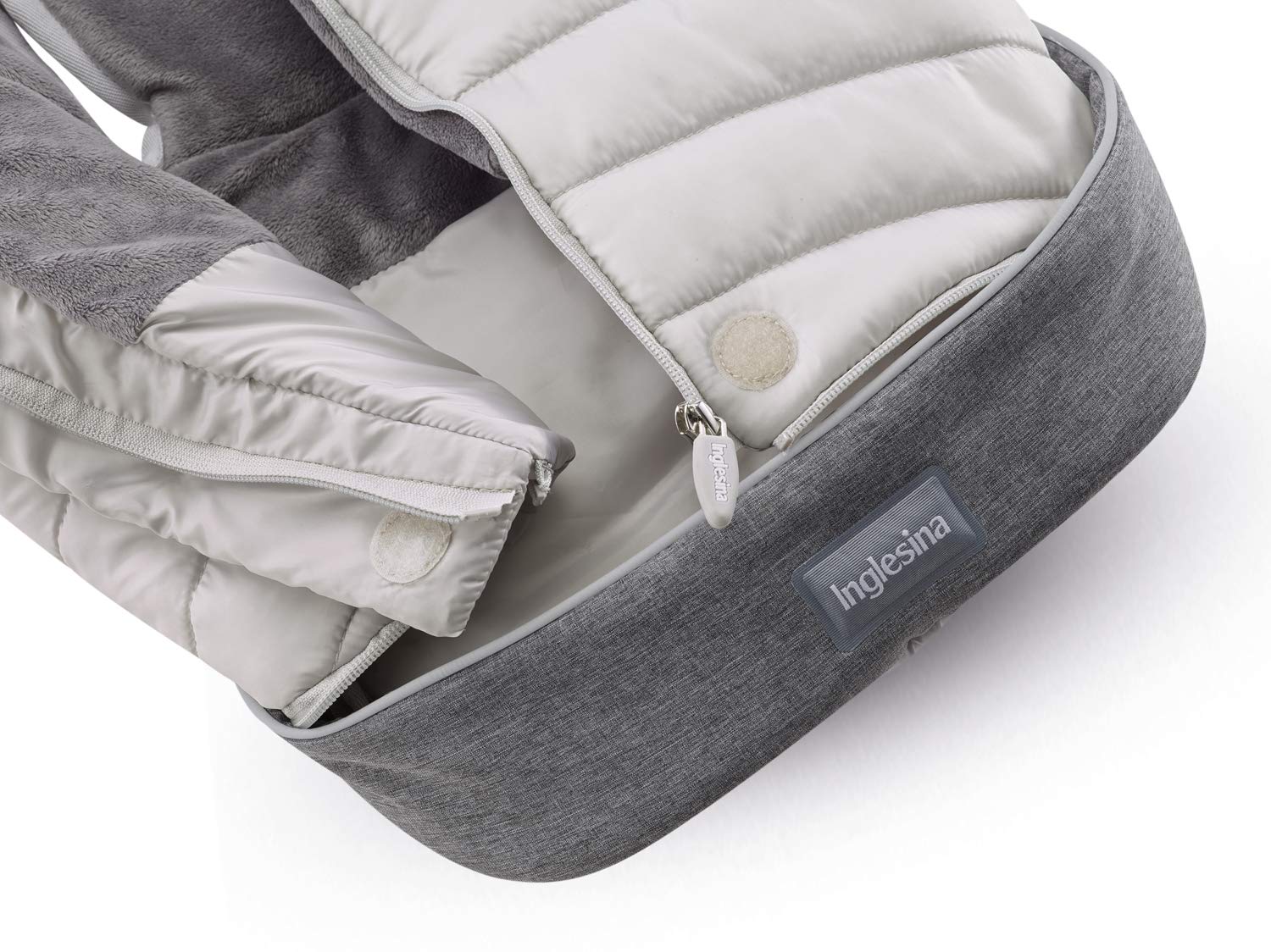Inglesina Sacco Invernale per Culla e Seggiolino Auto, Cyber Silver