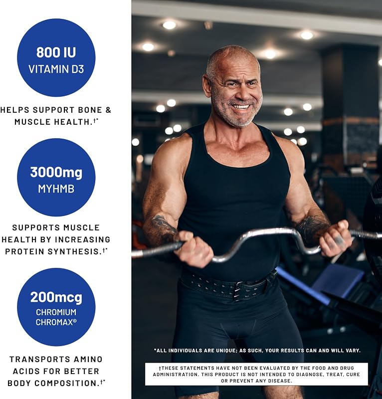 POWERLIFE High Impact Grass Fed Whey Protein with 3000 MG of HMB, No Sugar Added, Non-GMO, Hormone and Antibiotic Free, 15 Servings (Chocolate - New Formula) image 3