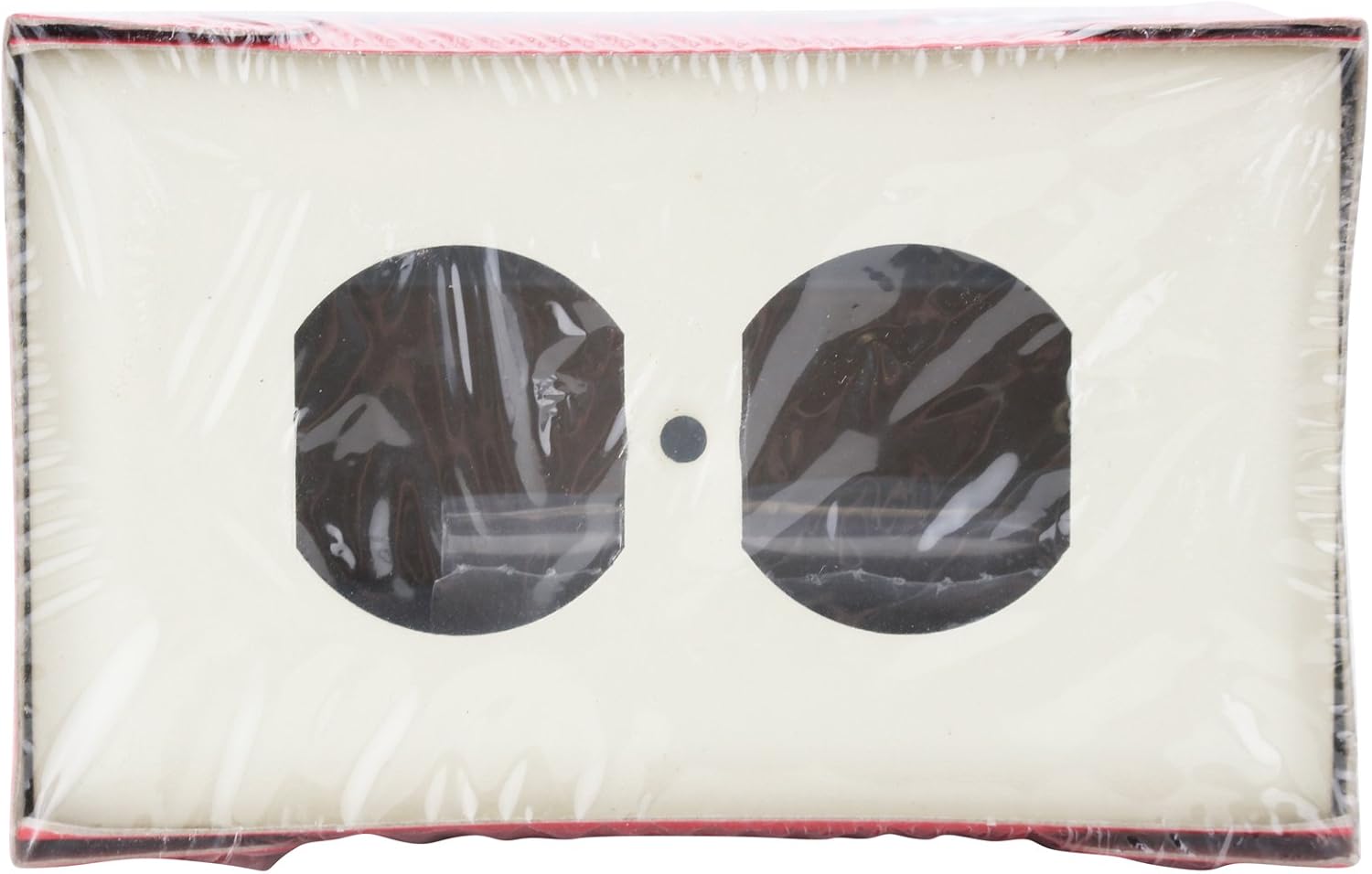 Wiremold V3043BE Ivory Duplex Receptacle Raceway Cover Outlet Plates