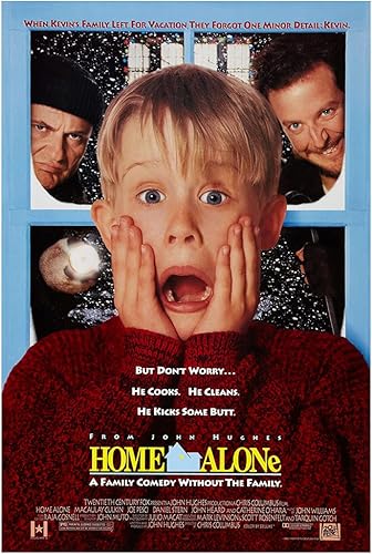 PosterOffice Póster de película Home Alone (1990) de 24 x 36 pulgadas (24.0 x 36.0 in), una impresión auténtica con numeración secuencial