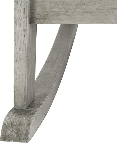 Miniatura 7 de SAFAVIEH PAT7042A Colección Brizio Silla mecedora Adirondack de teca para exteriores