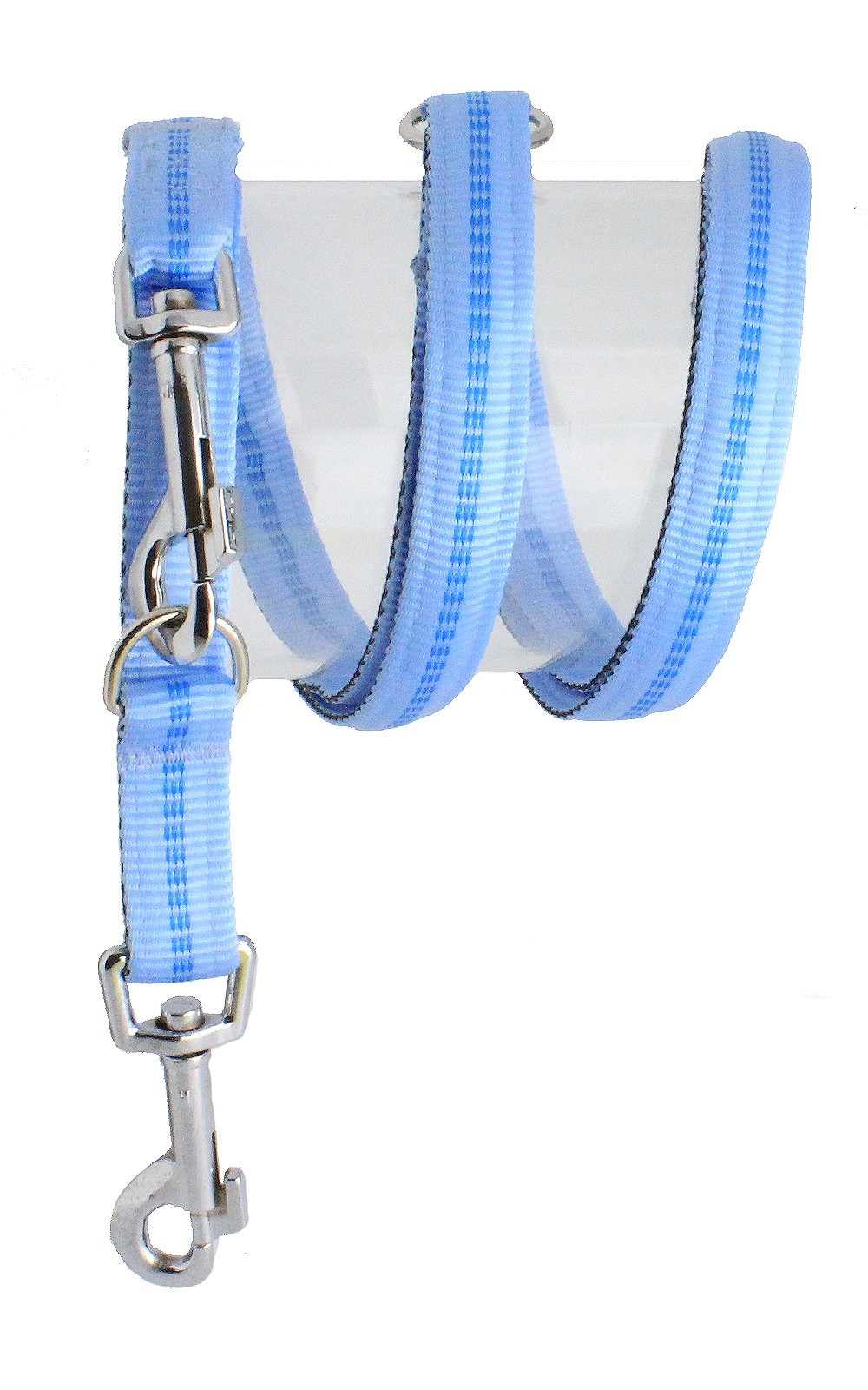 Koch G4432508 Nylon-Leine 4fach verstellbar gepolstert, L, hellblau