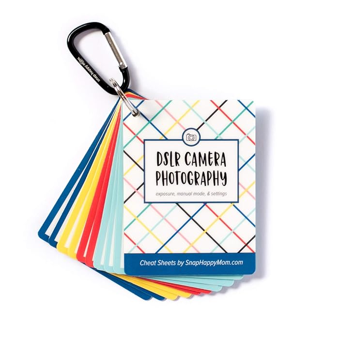 Buy DSLR Cheat Sheet Cards for Canon, Nikon and Sony Cameras Plastic