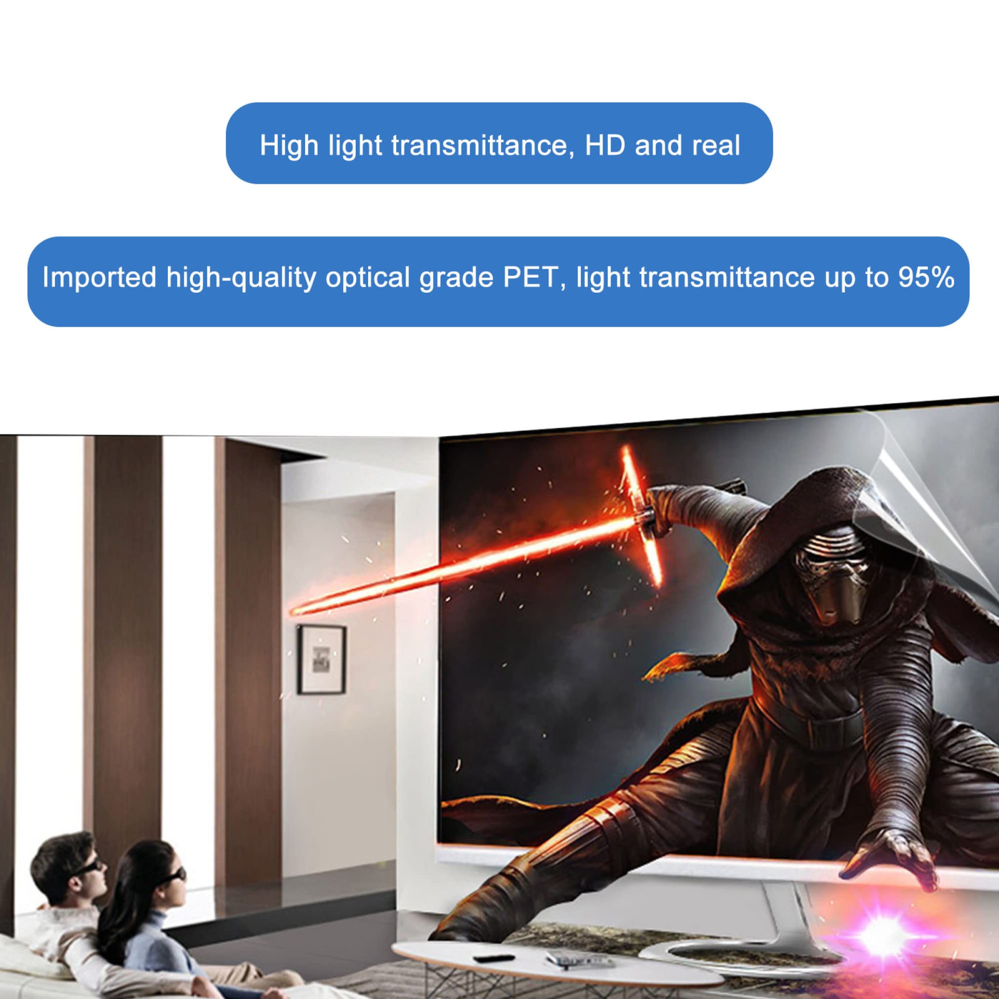 Protector de pantalla de TV, pantalla LCD LED 4K OLED de 65 pulgadas con filtro y acabado mate para una mejor experiencia de visualización