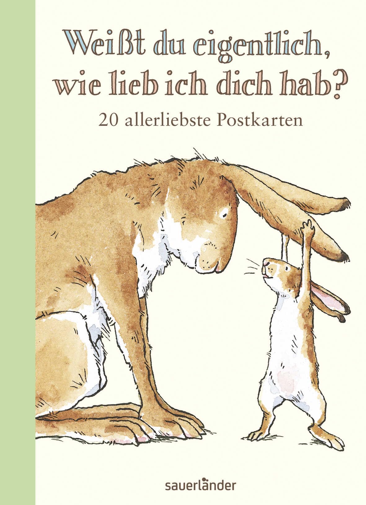 Weißt du eigentlich, wie lieb ich dich hab? Postkartenbuch: 20 allerliebste Postkarten | Postkartenbuch │ Mit den schönsten Motiven zum Verschenken