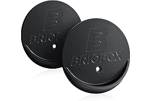 BRIOFOX Shower Curtain Rod Holder: Wall-Mounted, Adhesive Security