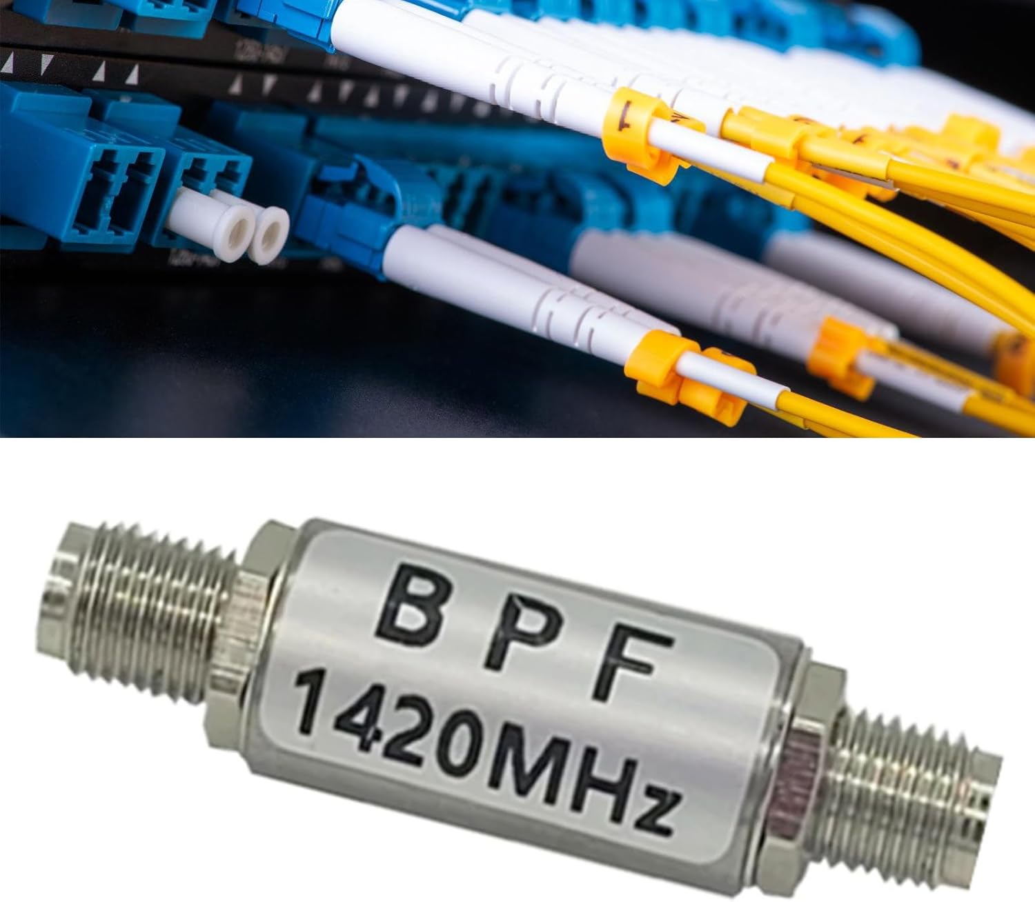 プロフェッショナル1420MHzバンドパスフィルターメタルバンドパスデバイスラジオ天文学プロジェクトのための本質的なアップグレード