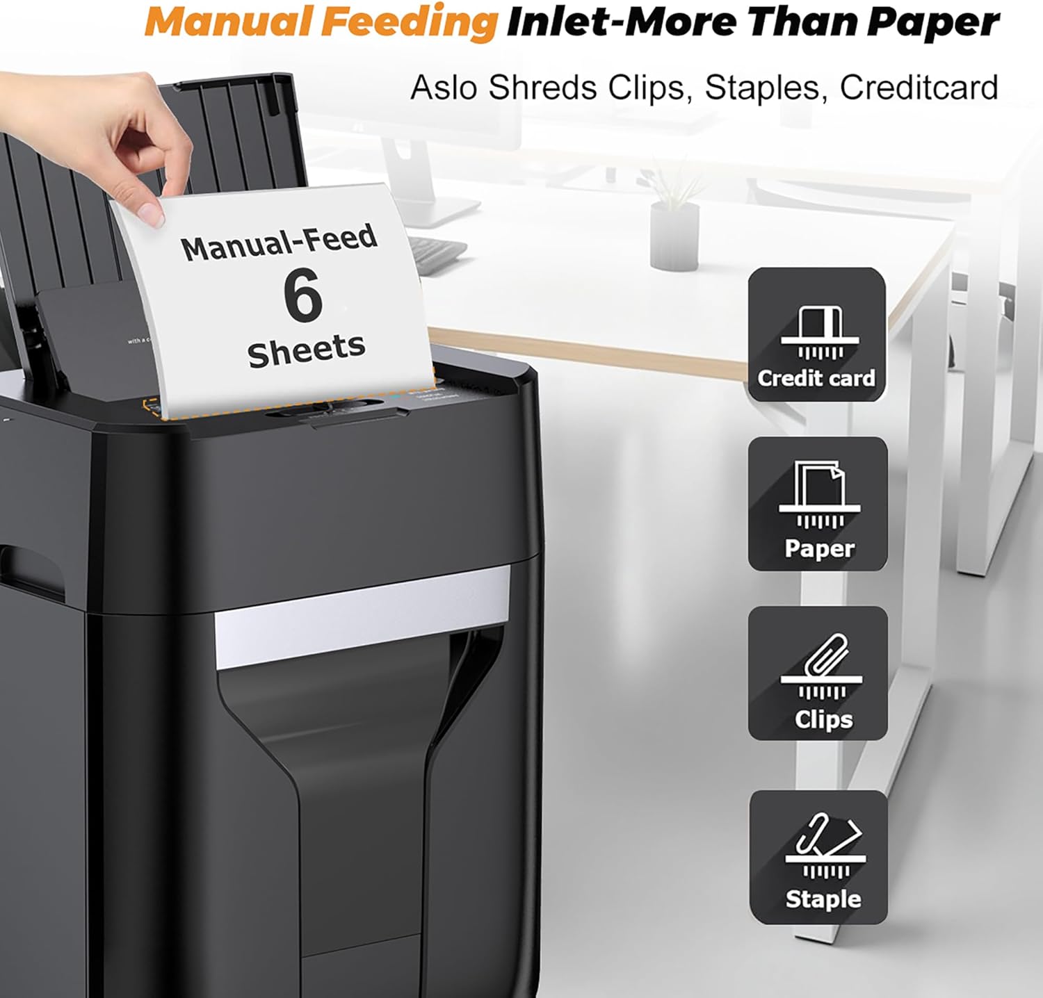 100-Sheet Auto Feed Paper Shredder, 40 Min Non-Stop, Shredders for Home Office Heavy Duty, P-4 Ultra Security Shredder for Home Office, Cross-Cut with Wheels, 4.5 Gal Bin, <63 dB (OL100)