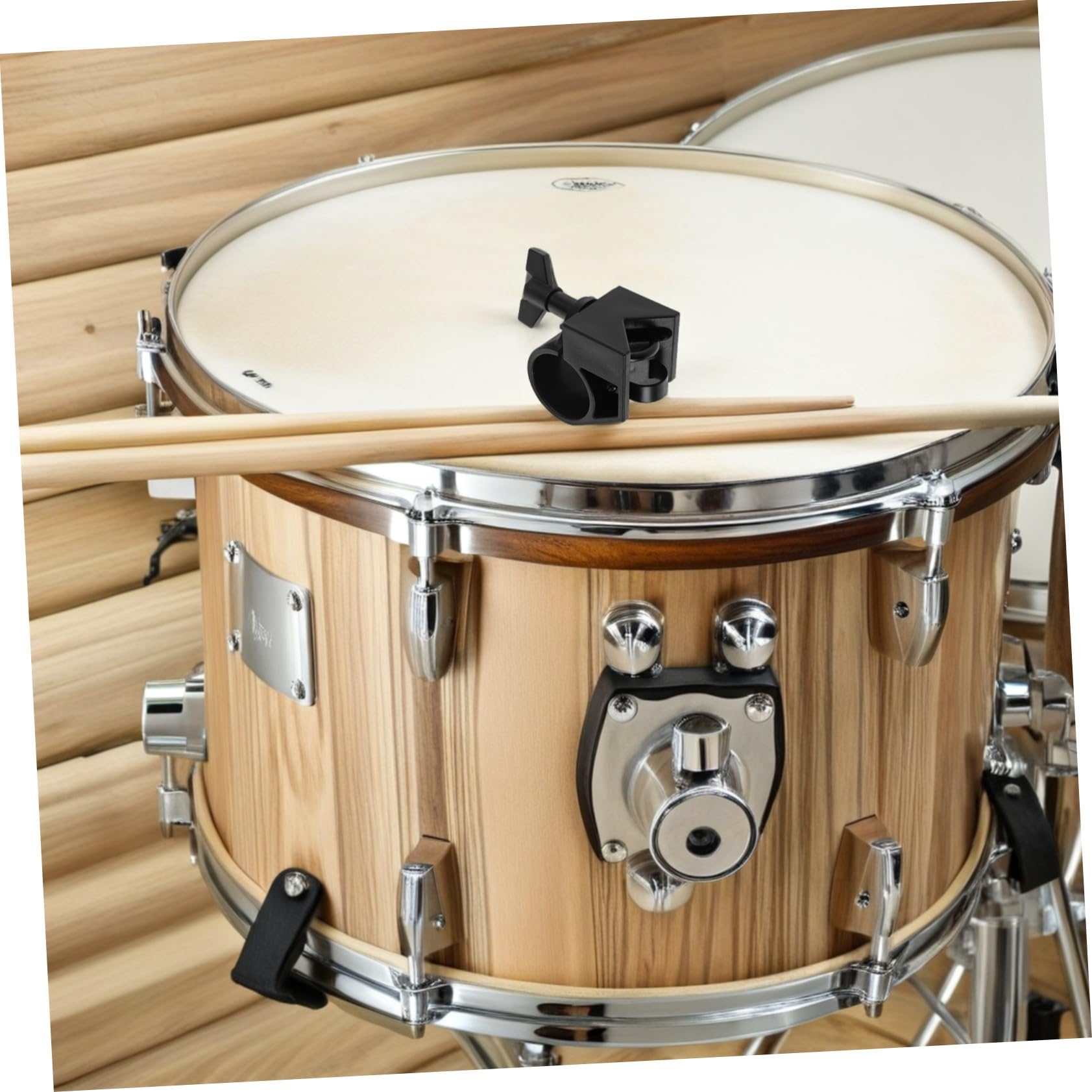 VANZACK Pinces de Support de Batterie pour Tambour Électronique, Fixation pour Équipement de Fixation du Tambour, en Plastique, Compatible Rack, pour Répétitions et Concerts