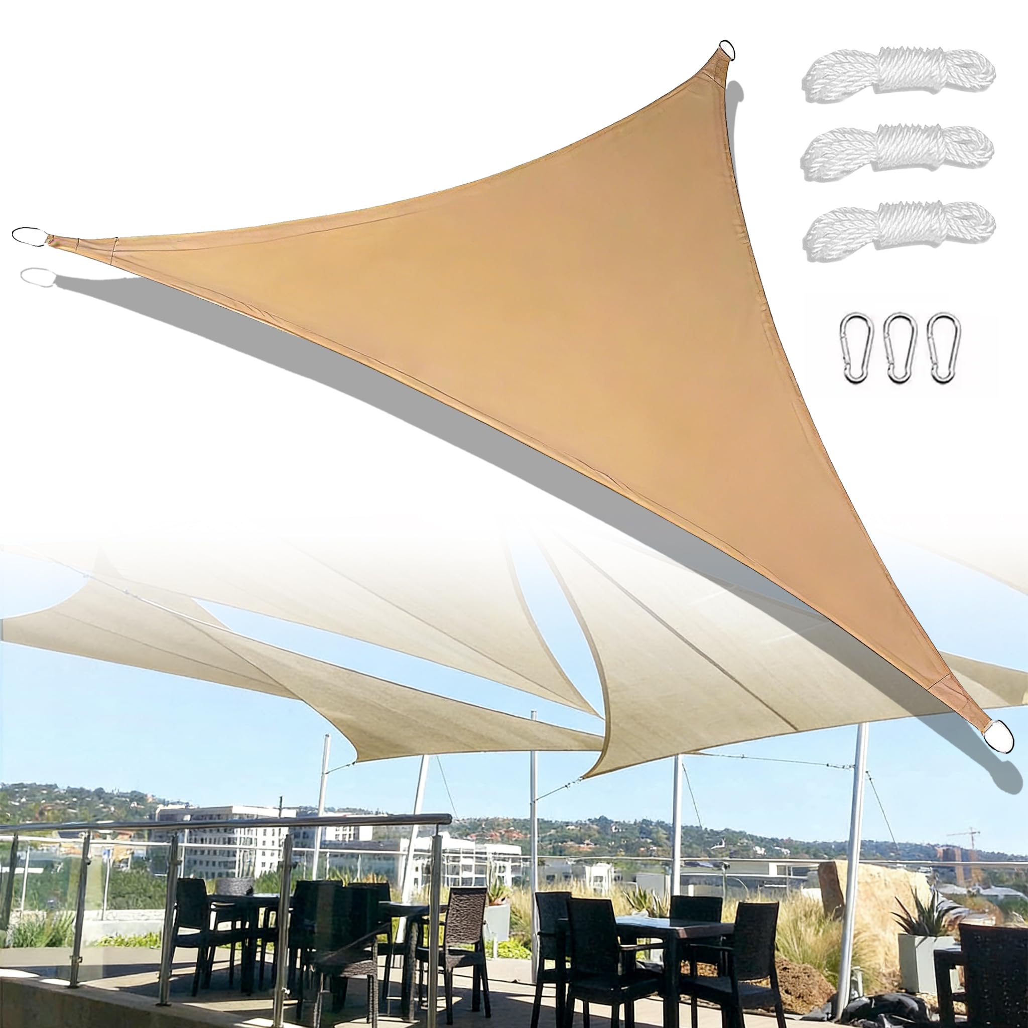 Auvent imperméable 180 g/m² haut de gamme avec protection UV