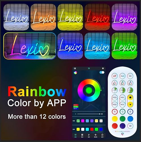 Miniatura 2 de CiCiYours - Letreros de neón LED, hechos a mano, para boda, fiesta de cumpleaños, hogar, habitación, tienda, logotipo, bar, novia, regalos, nombre,