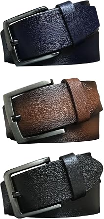 %100 Hakiki Kaliteli Deri 3l  S per Set Kot, Spor Kemer 4.5 cm; DK3L -112233