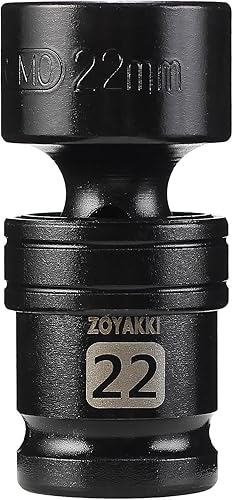 Miniatura 129 de Enchufe de impacto de 6 PT de 1/2" x 0.827 in de profundidad, CR-MO, 1/2 pulgada de accionamiento de 6 puntos para una fácil extracción