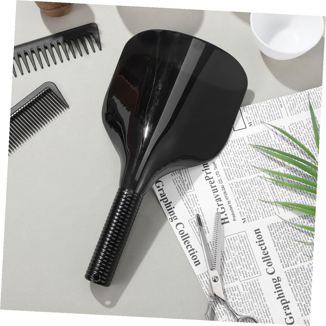 Baluue Barber Salon Faces - 2pcs Plastic Hairdressing Haircut, Hair Spray Protection Spray Plastic Hairspray Shields Haircut Cover Pads