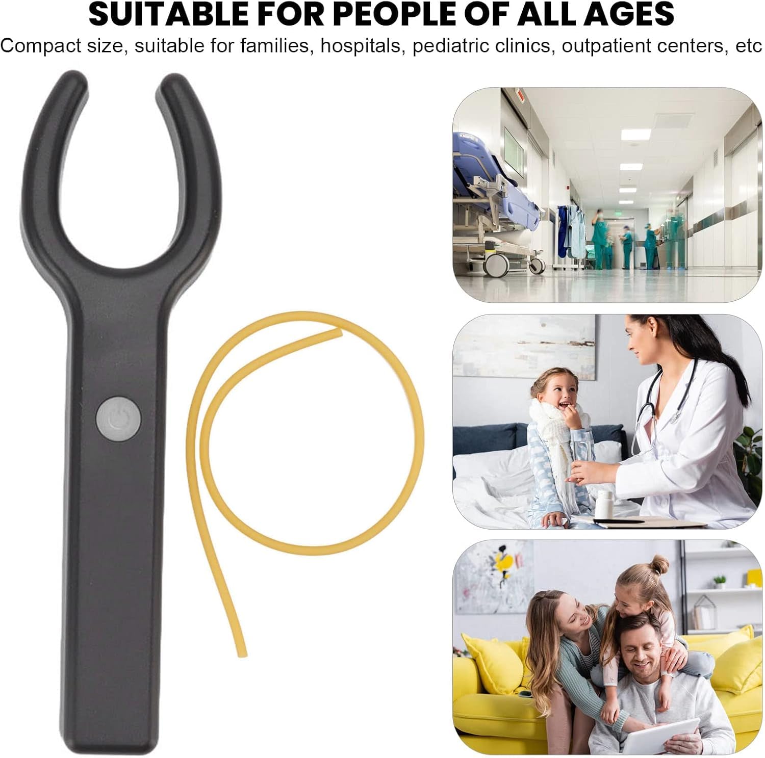 LED Vein Light Rilevatore di vene palmare a infrarossi Finder Viewer Luce di illuminazione per di infusione ricaricabile con elastico ausiliario per laccio emostatico