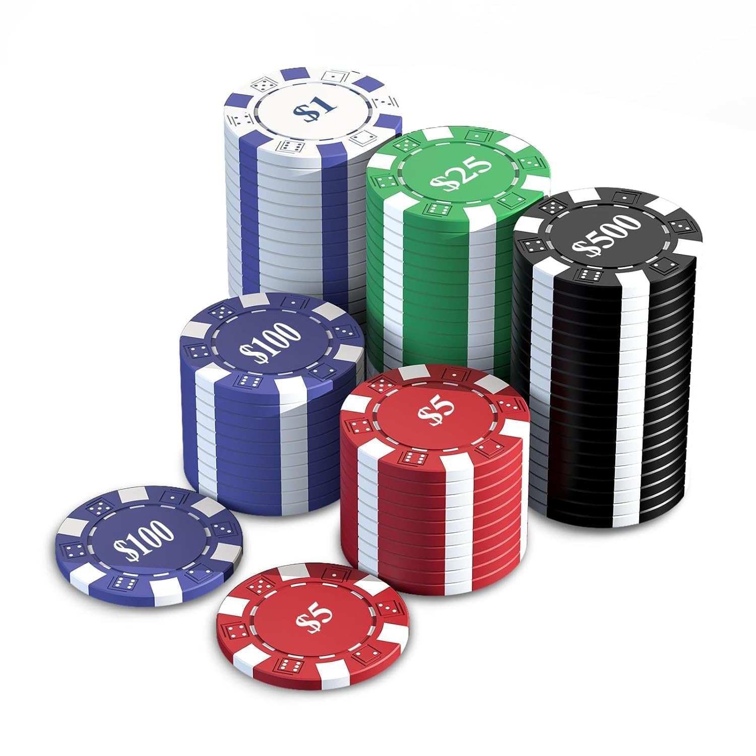Poker Chips Set 100 Pieces Professional 11.5g Heavyweight Numbered Casino Values For Texas Holdem Blackjack Gambling Accessories With Reinforced Storage Box