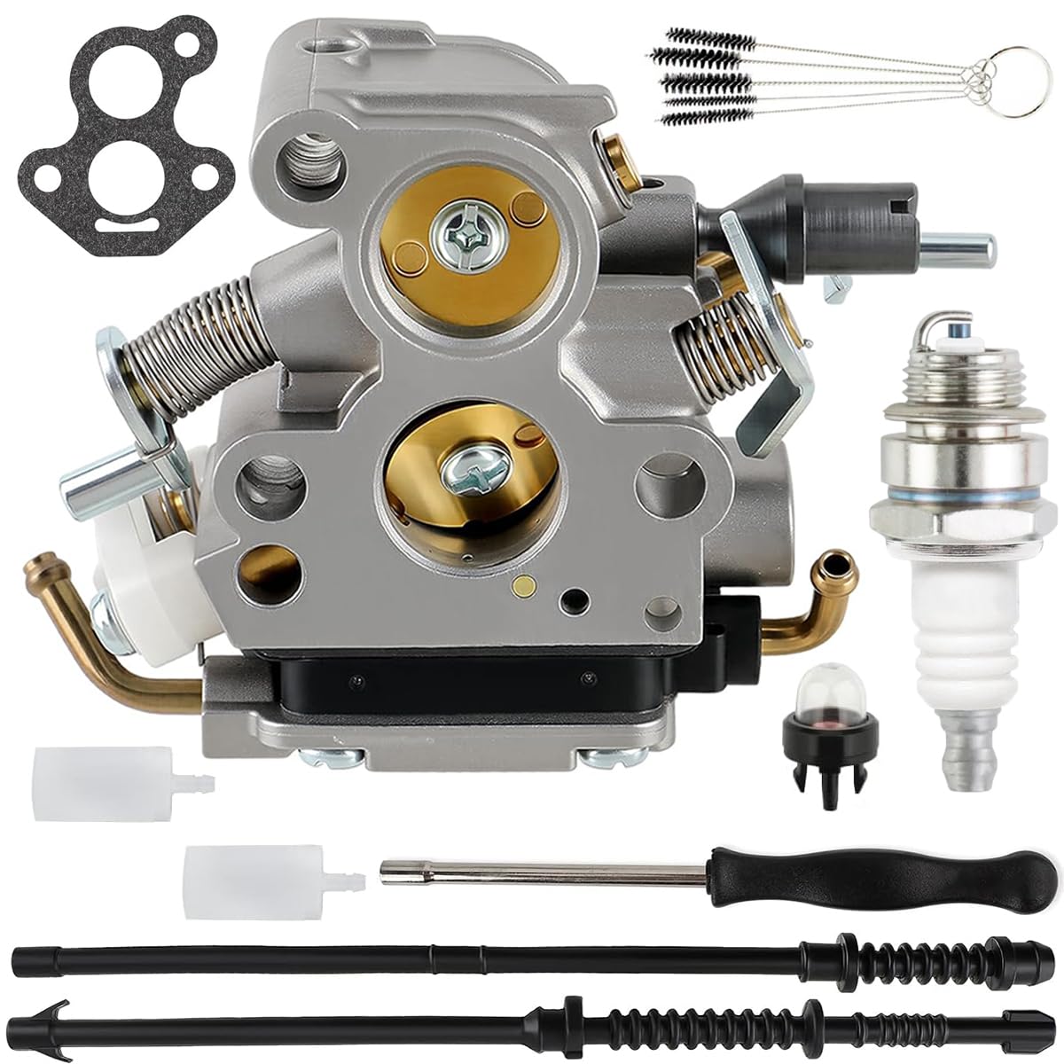 Carburador para reparar arranque dificil en motosierras Husqvarna 140 y 440