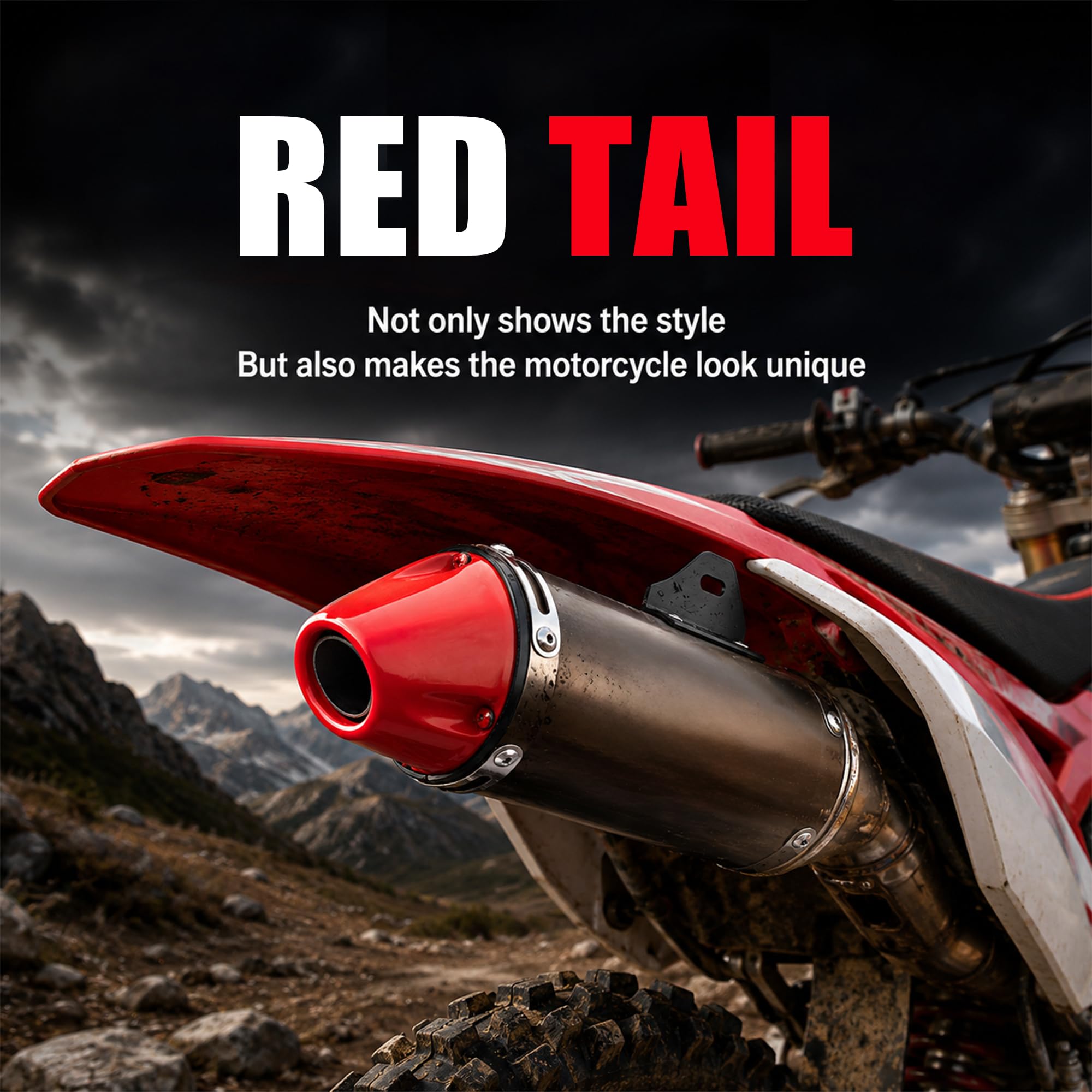 Amazon.com: JFG RACING Dirt Bike Slip On Exhaust for CRF150F